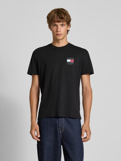 Tommy Jeans Regular fit T-shirt van puur katoen Zwart - 5