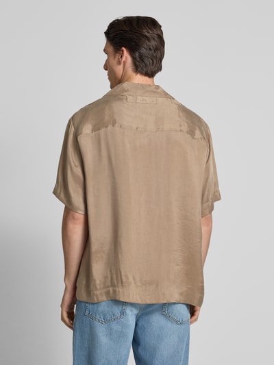 HUGO Freizeithemd mit Knopfleiste Modell 'Espino' Beige 5