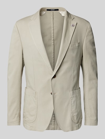 JOOP! Collection Slim Fit 2-Knopf-Sakko mit Reverskragen Modell 'Hoverest' Beige 2