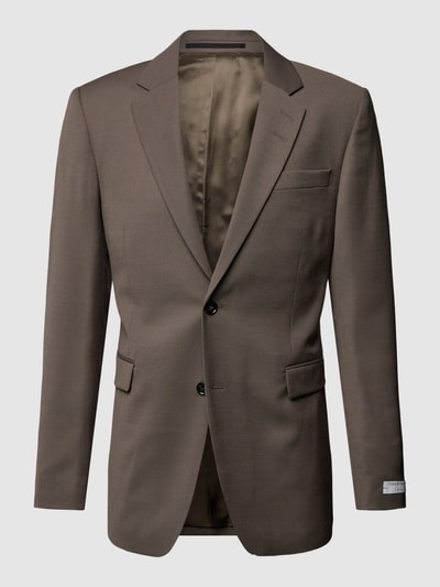 Tiger Of Sweden Slim Fit Sakko aus Schurwoll-Mix Modell 'JUSTIN' Taupe 1