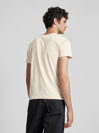 Alpha Industries T-shirt met labelprint Offwhite - 5