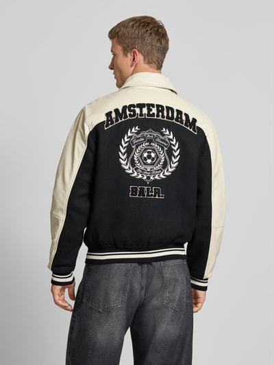 Balr. Bomberjacke mit Label-Stitching Black 5