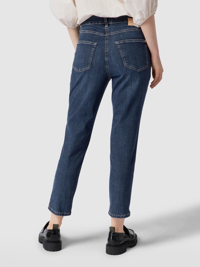 MAC Cropped Jeans mit Stretch-Anteil Modell 'Melanie' Dunkelblau 5