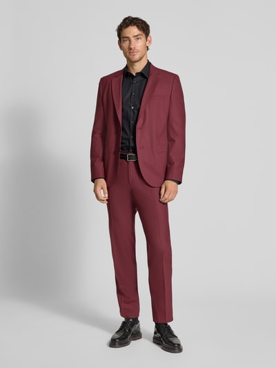 Jake*s Slim Fit Businesshemd mit Kentkragen Black 1