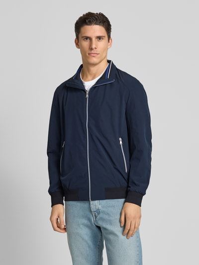 Christian Berg Men Blouson mit Reißverschlusstaschen Marine 4