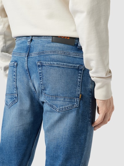 BOSS Orange Tapered fit jeans, model 'Taber' Lichtblauw - 3