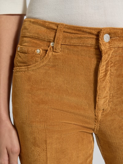 Gant Flared fit corduroy broek in 5-pocketmodel, model 'Cordur' Camel - 3