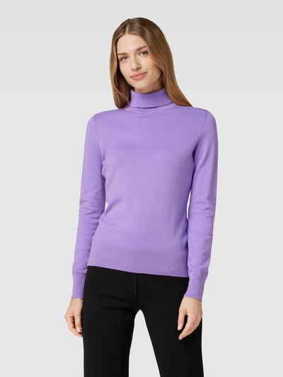 Montego Gebreide pullover met opstaande kraag Violet - 4