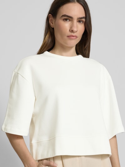 JAKE*S STUDIO WOMAN Sweatshirt mit 1/2-Arm Offwhite 3