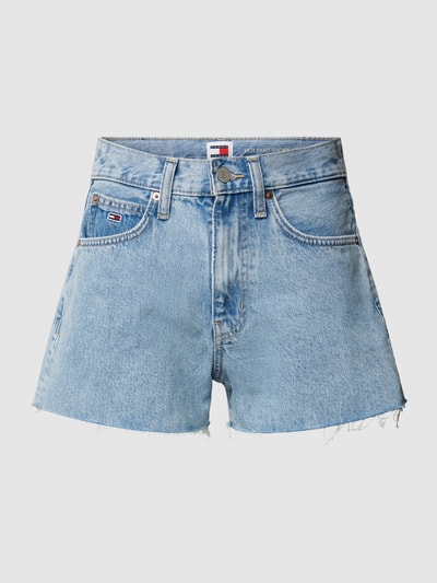 Tommy Jeans Shorts mit Label-Stitching Modell 'HOT PANT' Hellblau 2