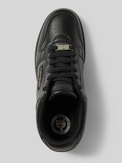 PLEIN SPORT Sneakers van leer met vetersluiting, model 'VIPER II'  - 3