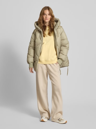 Marc O'Polo Denim Kurtka pikowana o kroju comfort fit z kapturem Trzcinowy 1