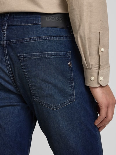 BOSS Jeans mit 5-Pocket-Design Modell 'Delaware' Dunkelblau 3