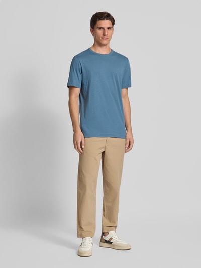 Tom Tailor Regular Fit T-Shirt aus reiner Baumwolle Blau 1