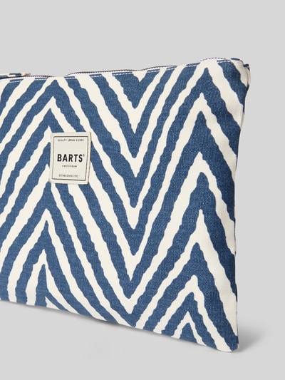 Barts Clutch mit Label-Patch Modell 'JUNO' Blau 3