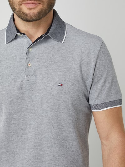 Tommy Hilfiger Regular fit poloshirt - 'Better Cotton Initiative'  Lichtgrijs - 3