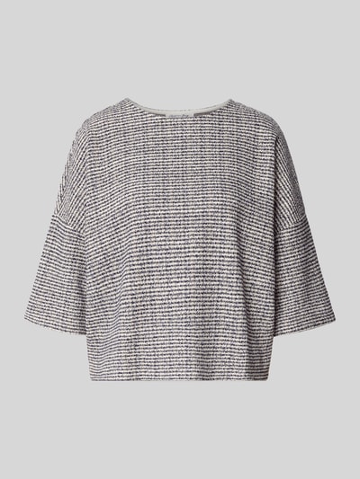 Christian Berg Woman T-Shirt mit überschnittenen Schultern Dunkelblau 2