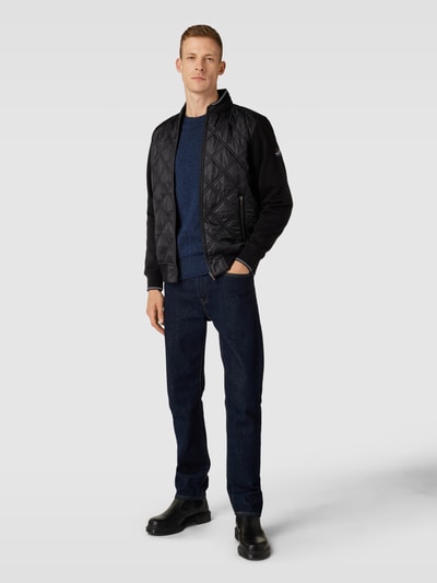 Christian Berg Men Jacke mit Stepp-Einsatz Black 1