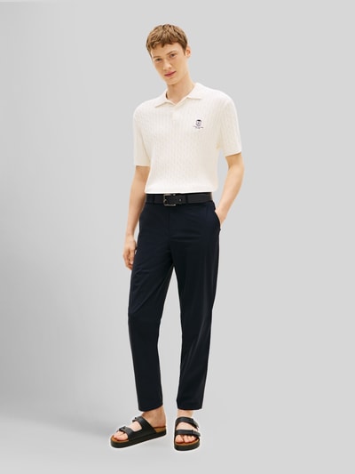 Tommy Hilfiger Poloshirt mit Logo Detail Offwhite 1