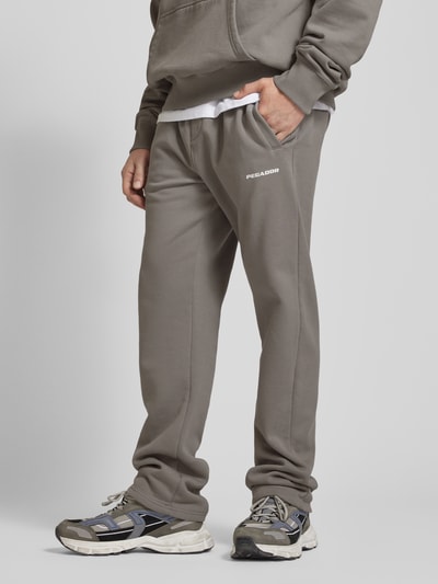 Pegador Sweatpants mit Logo und elastischem Bund Mittelgrau 4