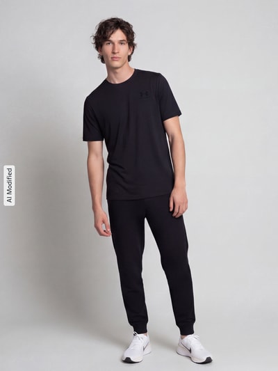 Under Armour Regular Fit Sport-T-Shirt aus Baumwoll-Mix  Weiss 1