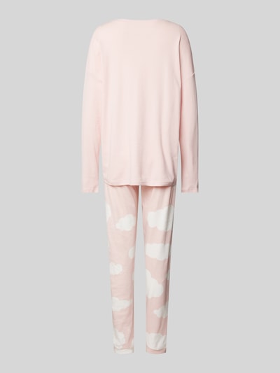 Mey Pyjama met extra brede schouders Roze - 3