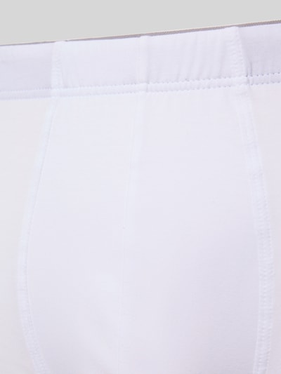 Produktfoto, Boxershorts met elastische band van Hanro, wit, Mix van katoen en elastaan, nauwsluitend model, heren