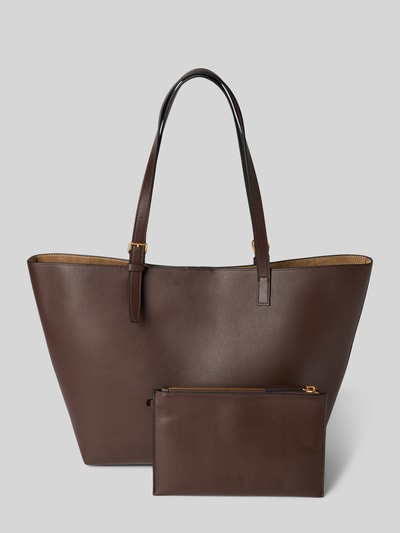 Marc O'Polo Shopper aus echtem Rindsleder Dunkelbraun 2