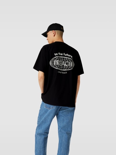 Preach T-Shirt aus reiner Baumwolle Schwarz 5