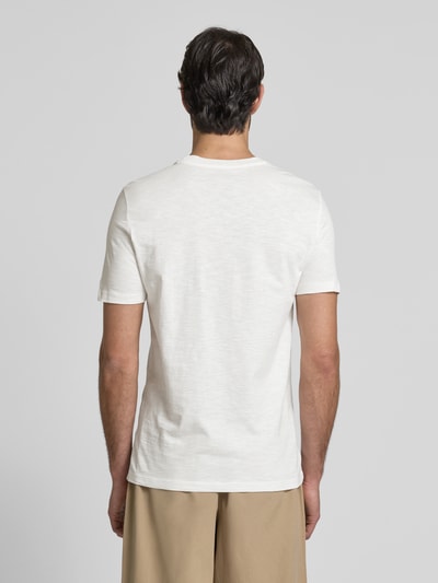 MCNEAL T-Shirt mit geripptem Rundhalsausschnitt Sand 5