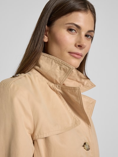 s.Oliver RED LABEL Kurzer Trenchcoat mit Bindegürtel Beige 3