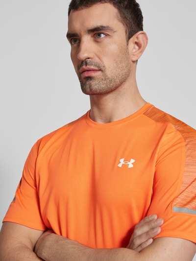 Under Armour T-Shirt mit Label-Print Orange 3