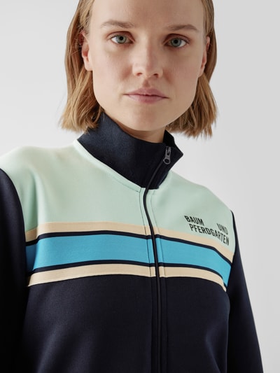 BAUM & PFERDGARTEN Sweatjacke im Colour-Blocking-Design Marine 3