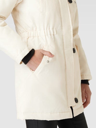 Only Parka met imitatiebont, model 'IRIS' Ecru - 3