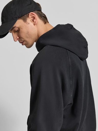 Closed Regular Fit Hoodie aus reiner Baumwolle Black 3