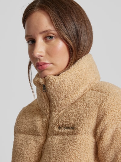 COLUMBIA Steppjacke Modell 'Puffect™ Sherpa' in Teddyfell-Optik Beige 3