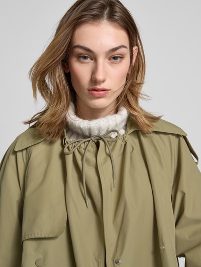 Marc O'Polo Denim Jacke mit Leistentaschen Oliv 3