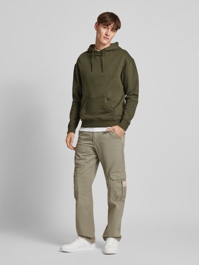 Blend Hoodie met capuchon, model 'Downton' Donkergroen - 1