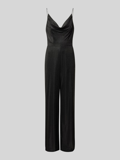 Hey Kyla Jumpsuit met cascadehals Zwart - 2