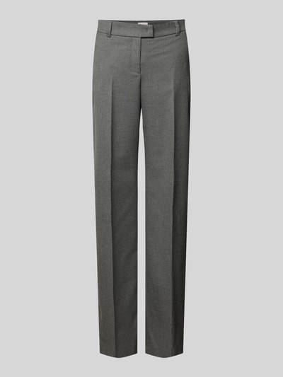 Brax Straight fit stoffen broek met viscose, model 'Maine' Donkergrijs gemêleerd - 2