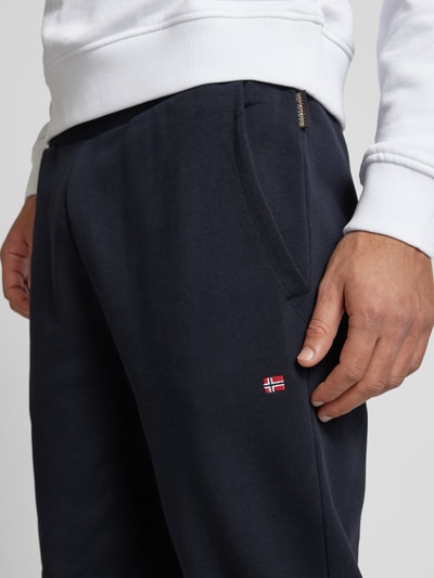 Napapijri Sweatpants mit elastischem Bund Modell 'MALIS' Black 3