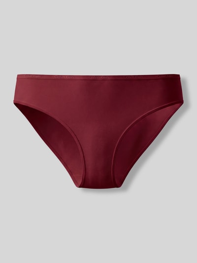Calvin Klein Underwear Figi z bezszwowymi wykończeniami Bordowy 2