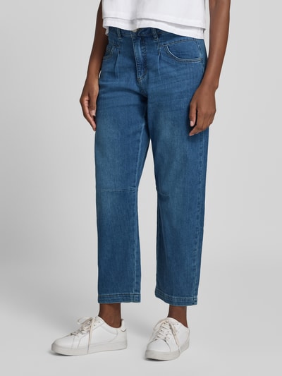 Buena Vista barrel fit jeans met steekzakken Lichtblauw - 4