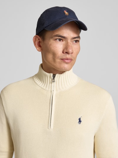 Polo Ralph Lauren Sweter z dzianiny z prążkowanymi wykończeniami Złamany biały 3