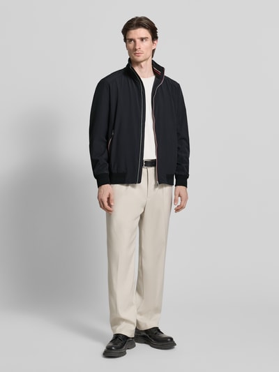 Christian Berg Men Jacke mit Stehkragen Black 1