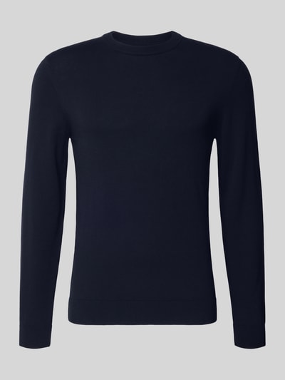 MCNEAL Strickpullover aus Baumwoll-Kaschmir-Mix mit Rundhalsausschnitt Black 2