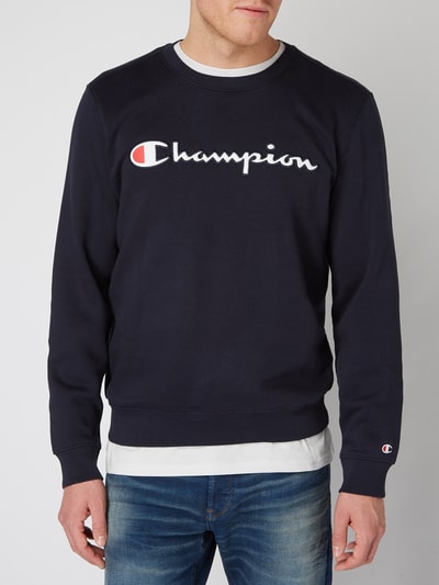 Champion sweatshirt mit outlet logo-stickerei