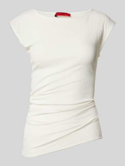 MAX&Co. T-shirt z krótkimi rękawami model ‘SFOGLIA’ Biały 2