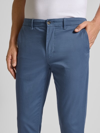 Tommy Hilfiger Slim Fit Chino aus Baumwoll-Mix Petrol 3