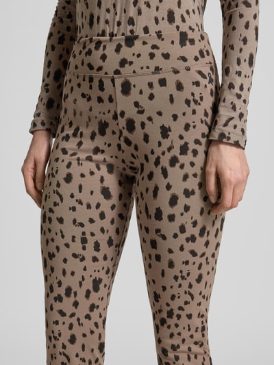 ARMEDANGELS Slim Fit Leggings aus Baumwoll-Mix Modell 'LEO REHMAA' Taupe 3